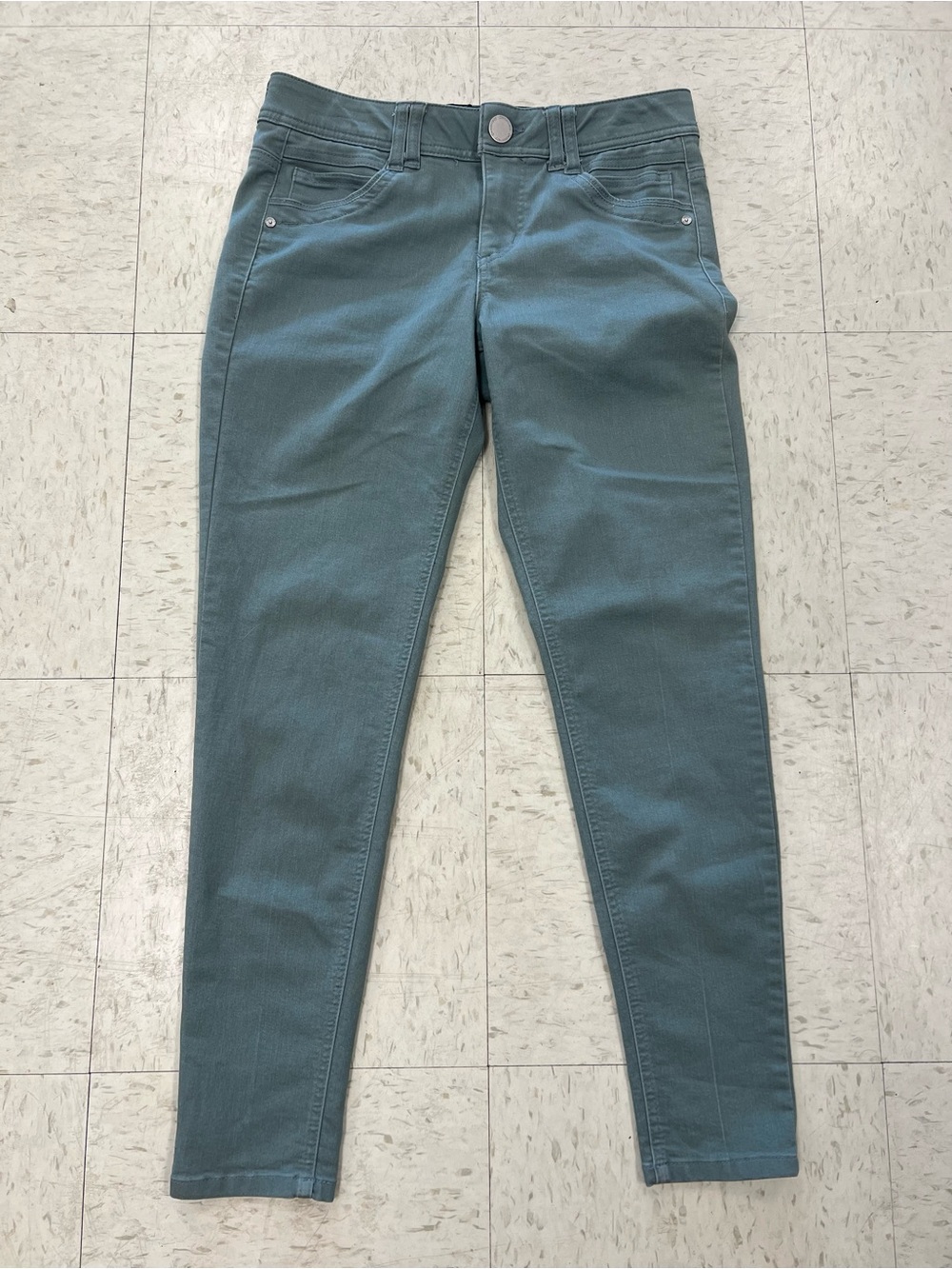 Democracy “Ab” Technology Skinny Jeans Women’s Size 6 Sage Green Stretch Pants